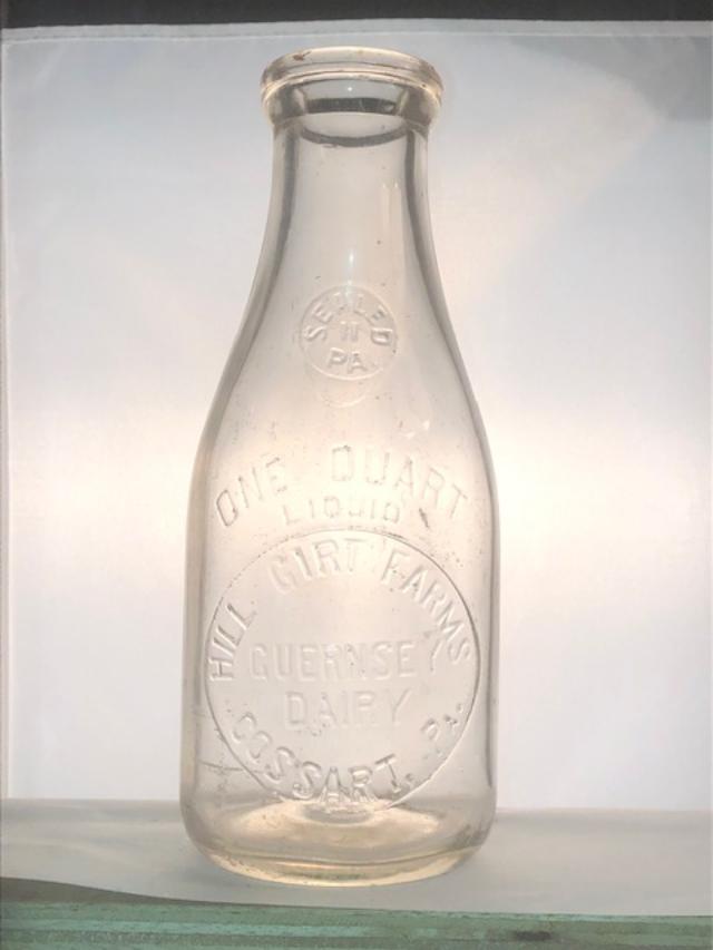 Delaware County Pa Milk Bottles